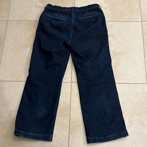 J. Crew Navy Denim Trouser Jeans - 30” Waist - Picture 4 of 5